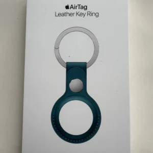 Apple MM073FE/A AirTag Leather Key Ring - Forest Green