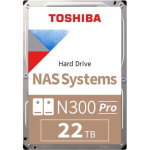 Toshiba HDWG62CAZSTA Toshiba 3.5 N300 22TB 7200rpm 256MB
