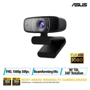 ASUS 90YH0340-B2UA00 ASUS WEBCAM C3 Full HD 30 fps USB Camera