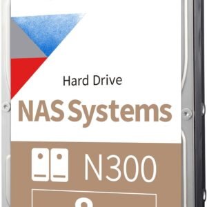 Toshiba HDWG480AZSTB Toshiba N300 8TB 7200rpm SATA III 3.5″ NAS Hard Drive