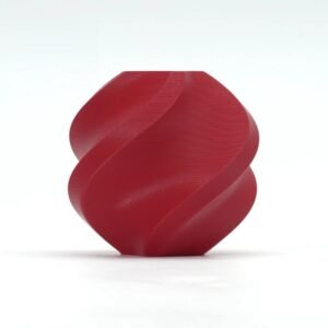 Bambu Lab A01-R4-1.75-1000-SPL Bambu PLA Matte Filament - Dark Red - with Bambu Reusable Spool