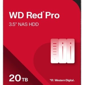Western Digital WD202KFGX WD Red Pro 3.5" 20TB NAS HDD 512MB 7200RPM SATA