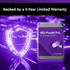 Western Digital WD221PURP WD Purple Pro 3.5" 22TB Surveillance HDD 512MB 7200RPM SATA
