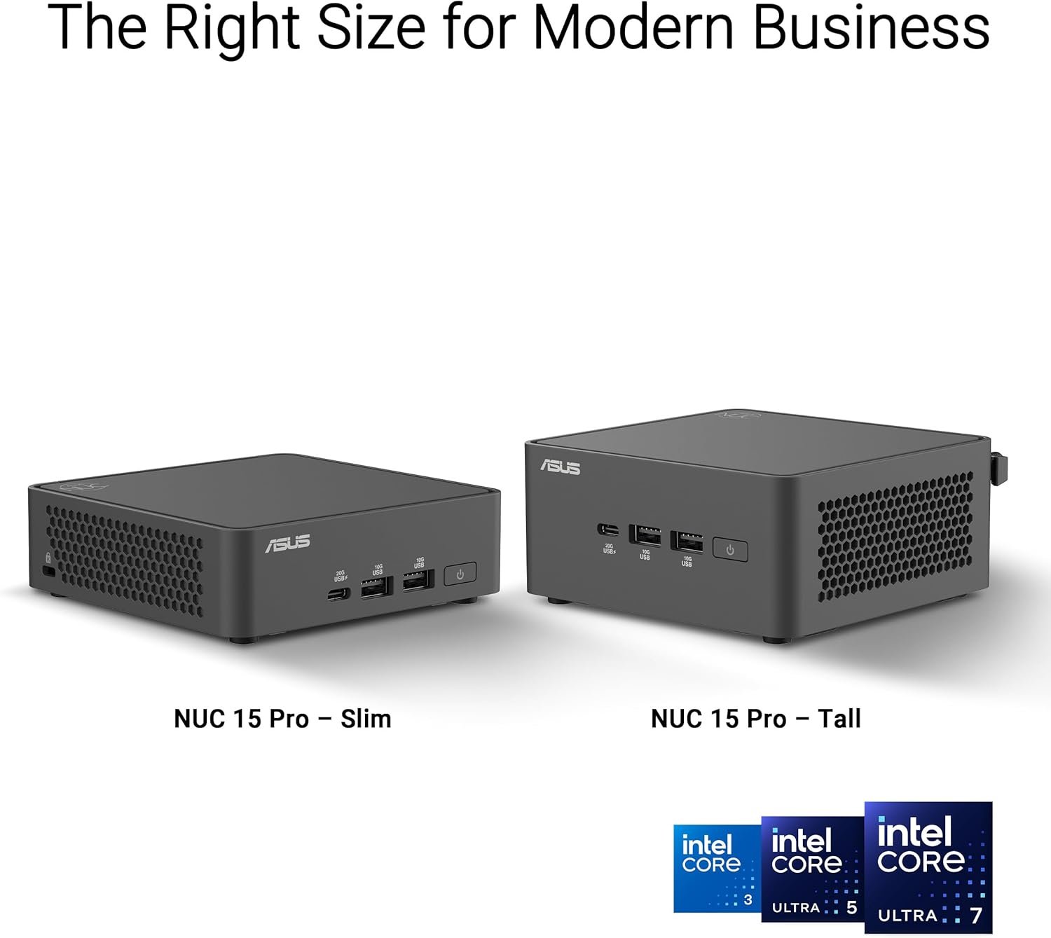 ASUS 90AR00Q2-M00160 ASUS NUC 15 PRO U7-255H INTEL ARC GPU Wi-Fi 7 BAREBONE