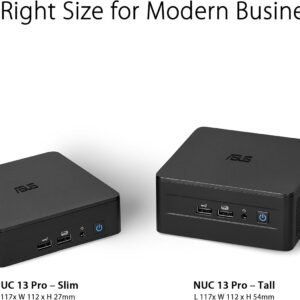 ASUS 90AR00C1-M00010 ASUS NUC 13 PRO TALL i3-1315U INTEL UHD GRAPHICS BAREBONE
