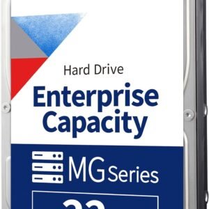 Toshiba MG10AFA22TE Toshiba MG10F Series 22 TB 3.5″ Enterprise HDD – 7200 rpm, 512 MB cache