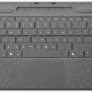Microsoft Surface 8XB-00200 Surface Pro Signature Type Cover - Platinum (Alcantara Fabric) w Copilot key