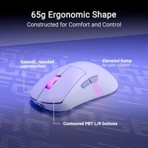 ASUS 90MP04A0-BMUA10 P722 - ASUS ROG KERIS II ORIGIN Wireless Gaming Mouse - White