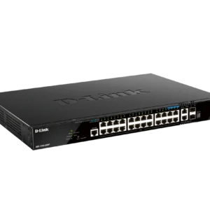 D-Link DGS-1520-28MP 28-Port Gigabit Layer 3 Stackable Smart Managed PoE Switch + 4 x 2.5G & 4 x 10G Uplink Ports (370W / 740W with DPS-700 RPS)