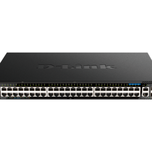D-Link DGS-1520-52MP 52-Port Gigabit Layer 3 Stackable Smart Managed PoE Switch + 4 x 2.5G & 4 x 10G Uplink Ports (370W / 740W with DPS-700 RPS)