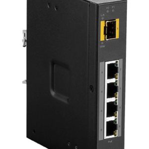 D-Link DIS-100G-5PSW 4-port 1GBASE-T PoE + 1-port SFP DIN-Rail Unmanaged Industrial Switch