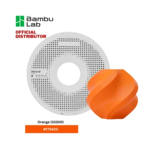 Bambu Lab G02-A0-1.75-1000-SPL Bambu PETG HF Filament - Orange - with Bambu Reusable Spool