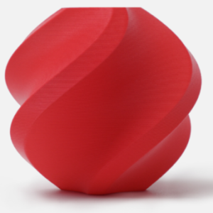 Bambu Lab A01-R1-1.75-1000-SPL Bambu PLA Matte Filament - Scarlet Red - with Bambu Reusable Spool