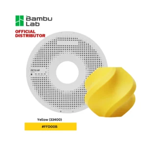 Bambu Lab G02-Y0-1.75-1000-SPL Bambu PETG HF Filament - Yellow - with Bambu Reusable Spool