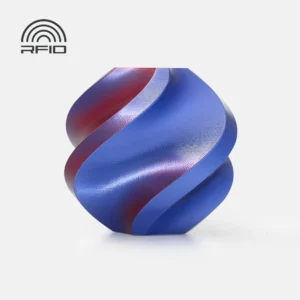 Bambu Lab A05-T2-1.75-1000-SPL Bambu PLA Silk - Midnight Blaze (Blue-Red) - with Bambu Reusable Spool