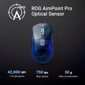ASUS 90MP03Z0-BMUA00 ASUS ROG HARPE ACE Mini Ultralight Wireless Gaming Mouse - Black