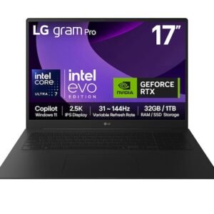 LG 17Z90TR-E.AD88A3 U7 255H, 32GB, 1TB, IPS 2560x1600, Copilot, RTX5050, O.Black