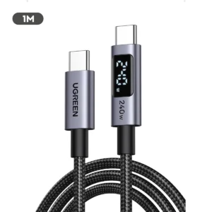 UGREEN 65866 UGREEN L530_65866 240W USB-C to USB-C PD Fast Charging Cable, 1m with Display