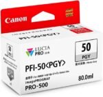 Canon 0541C001AA Canon PFI‑50 PGY Pale Gray Ink Cartridge