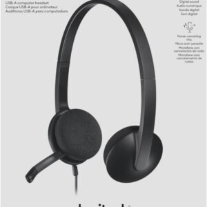 Logitech 981-000477 Logitech H340 USB Wired Headset