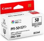 Canon 0540C001AA Canon PFI‑50 GY Gray Ink Cartridge