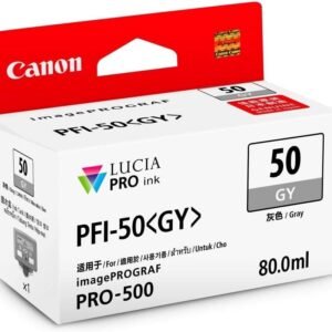 Canon 0540C001AA Canon PFI‑50 GY Gray Ink Cartridge