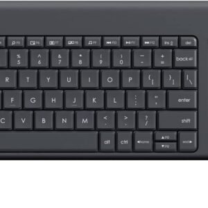 Logitech 920-007165 Logitech K400 Plus HTPC Wireless Keyboard - Black