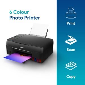 Canon 4620C012AA Canon PIXMA G670 All-in-One Printer (6‑Colour Refillable Ink Tank, Print/Scan/Copy)