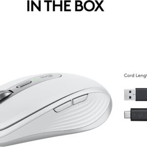 Logitech 910-006933 Logitech MX Anywhere 3S Wireless Mouse - Pale Grey