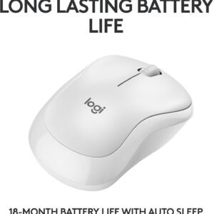 Logitech 910-007123 Logitech M240 Silent Bluetooth Mouse - Off White