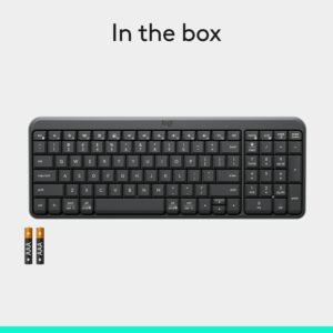 Logitech 920-013491 K250 Compact Wireless Keyboard - Graphite