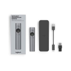 Logitech 910-004863 Logitech Spotlight Wireless Presenter - Slate