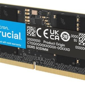 Crucial CT8G56C46U5 Crucial 8GB DDR5-4800 SODIMM CL40 (16Gbit)