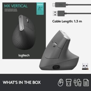 Logitech 910-005449 Logitech MX Vertical Wireless Mouse
