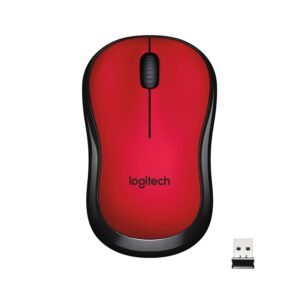 Logitech 910-004884 Logitech M221 Silent Wireless Mouse - Red