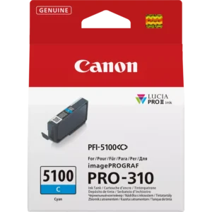 Canon 6953C003AA Canon PFI‑5100 C Cyan Ink Cartridge