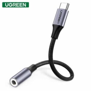 UGREEN 30632 UGREEN USB Type C to 3.5mm Female Cable 10cm (Gray)