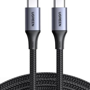 UGREEN 65909 UGREEN L532_65909 240W USB-C to USB-C PD Fast Charging Cable, 3m (Aluminium connector)