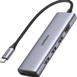 UGREEN 20956A UGREEN CM511 6-in-1 USB-C Hub (HDMI 4K@30Hz, USB 3.0, SD/TF)