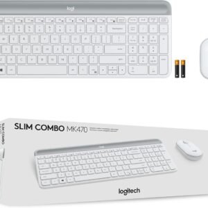 Logitech 920-009183 Logitech MK470 Wireless Slim Combo - Off White