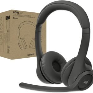 Logitech 981-001447 Zone 305 - MIDNIGHT BLACK - Teams version, with receiver