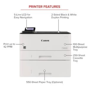 Canon 5952C009AA Canon imageCLASS LBP246dw Mono Laser Printer (Gigabit Ethernet & Wireless)