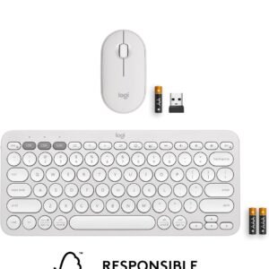 Logitech 920-012188 Logitech Pebble 2 Wireless Combo - Tonal White