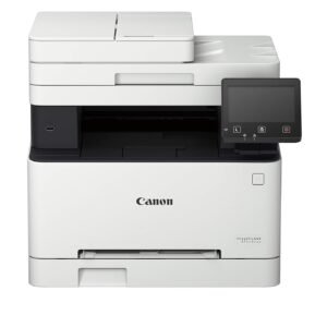 Canon MF643CDW Canon imageCLASS MF643CDW Colour Laser Printer (5" Touchscreen LCD, Wi-Fi 802.11 b/g/n, Wired Gigabit Network, 50‑Sheet ADF, Print/Scan/Copy)
