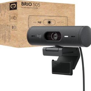 Logitech 960-001461 Logitech Webcam BRIO 505 Graphite 1080p USB-C