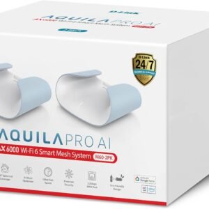 D-Link M60 (2P) AX6000 Wi-Fi 6 Smart Mesh Router (2 Pack)