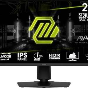 MSI MAG 275UPD E14 27″ Dual Mode UHD 144 Hz / FHD 288 Hz Flat Rapid IPS Gaming Monitor