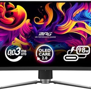 MSI MPG 491CQPX QD-OLED 49″ DQHD 240Hz Curved Gaming Monitor