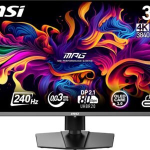 MSI MPG 322URX QD-OLED 31.5″ UHD 240 Hz Flat Gaming Monitor