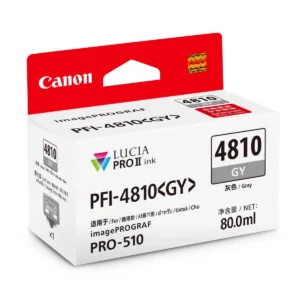 Canon 6771C001AA Canon PFI‑4810 GY Gray Ink Cartridge